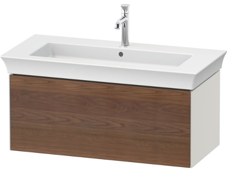 DURAVIT Tulip blanco, mueble de baño montado en la pared, ancho 984 x profundidad 458mm, con 1x extraíble, con tecnología de punta, WT42420
