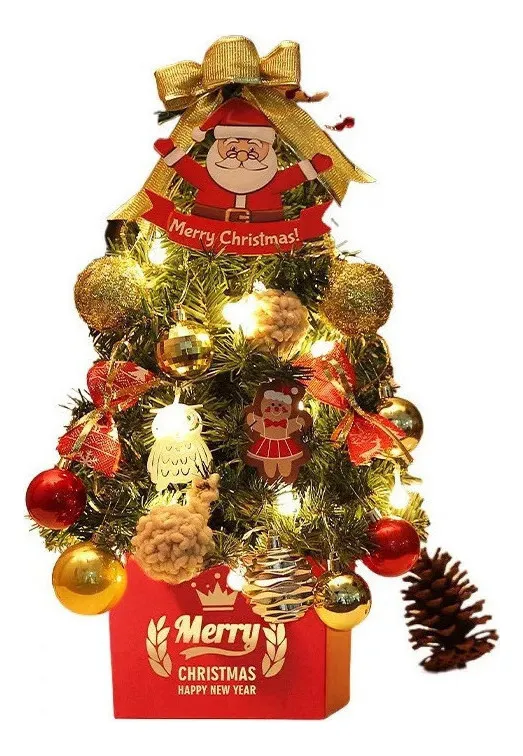 Adorno navideño iluminado para el árbol de Navidad en Mesavayotoy