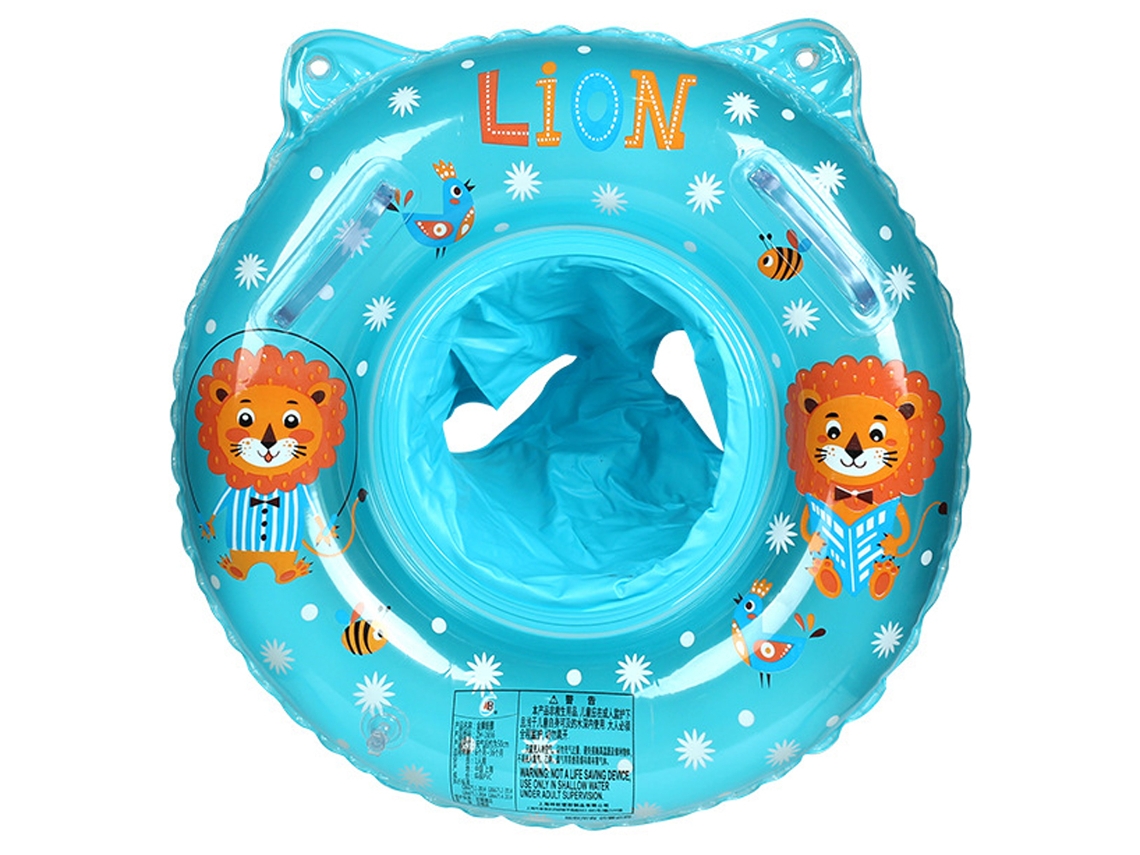 HYMNORA Anillo Infantil para Natación con Asiento, Anillo de Axila para Bebé, Flotador Hinchable con Soporte para Niño