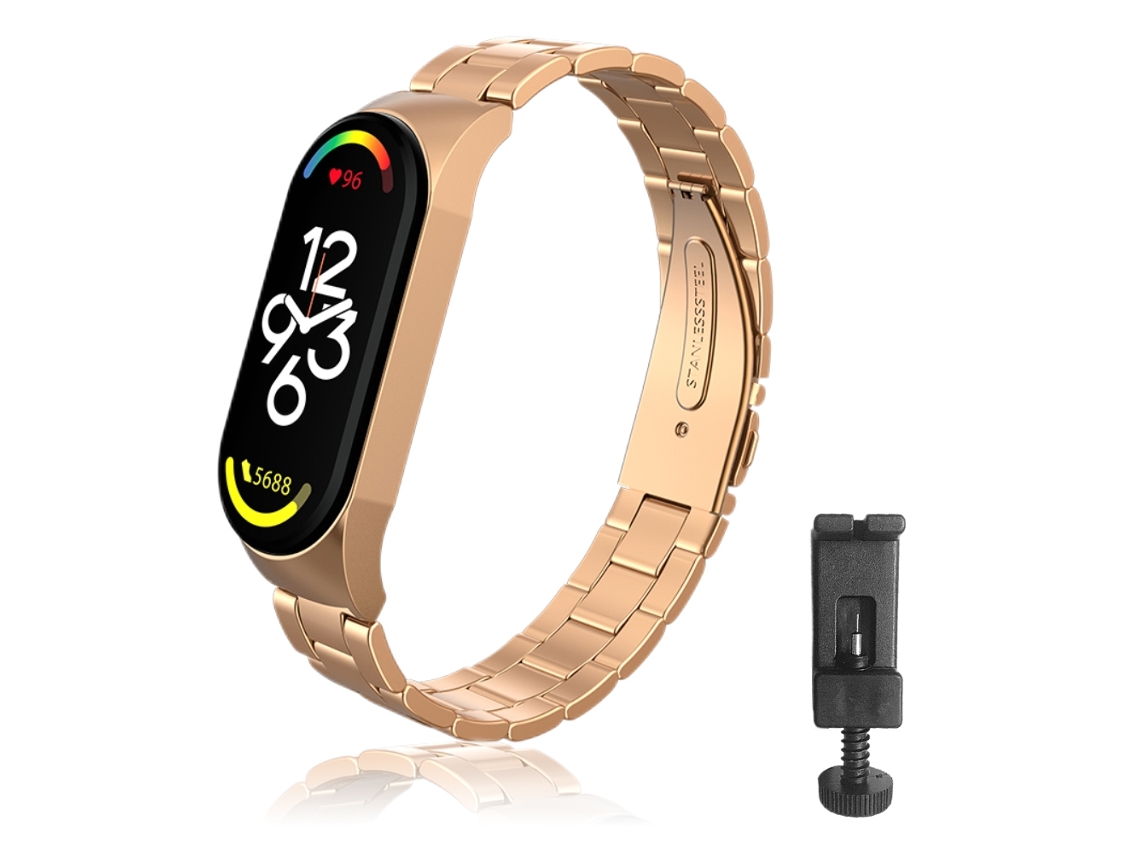 Correas De Repuesto Compatibles Con Xiaomi Band 7, De Acero Inoxidable Y Resistentes Al Agua.