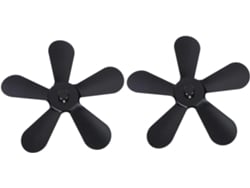 2 Piezas De Aluminio Para Aspas De Ventilador De Estufa De Calor Silenciosas