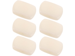 Juego De 6 Clavijas De Afinación De Resina Color Crema, Botones De Repuesto Para Guitarras.