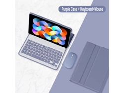 Capa Teclado Panoona Para Xiaomi Redmi Pad 2 (2025) De 11 Polegadas, Com Teclado Magnético E Rato Bluetooth Roxo