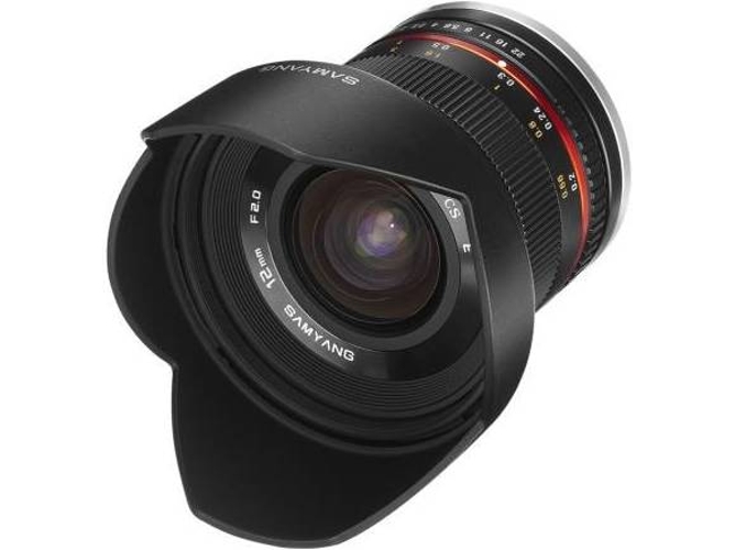 Objetivo SAMYANG 12mm F2.0 Ncs Cs E (Negro - Encaje: Sony E - Apertura: f/2 - f/22)