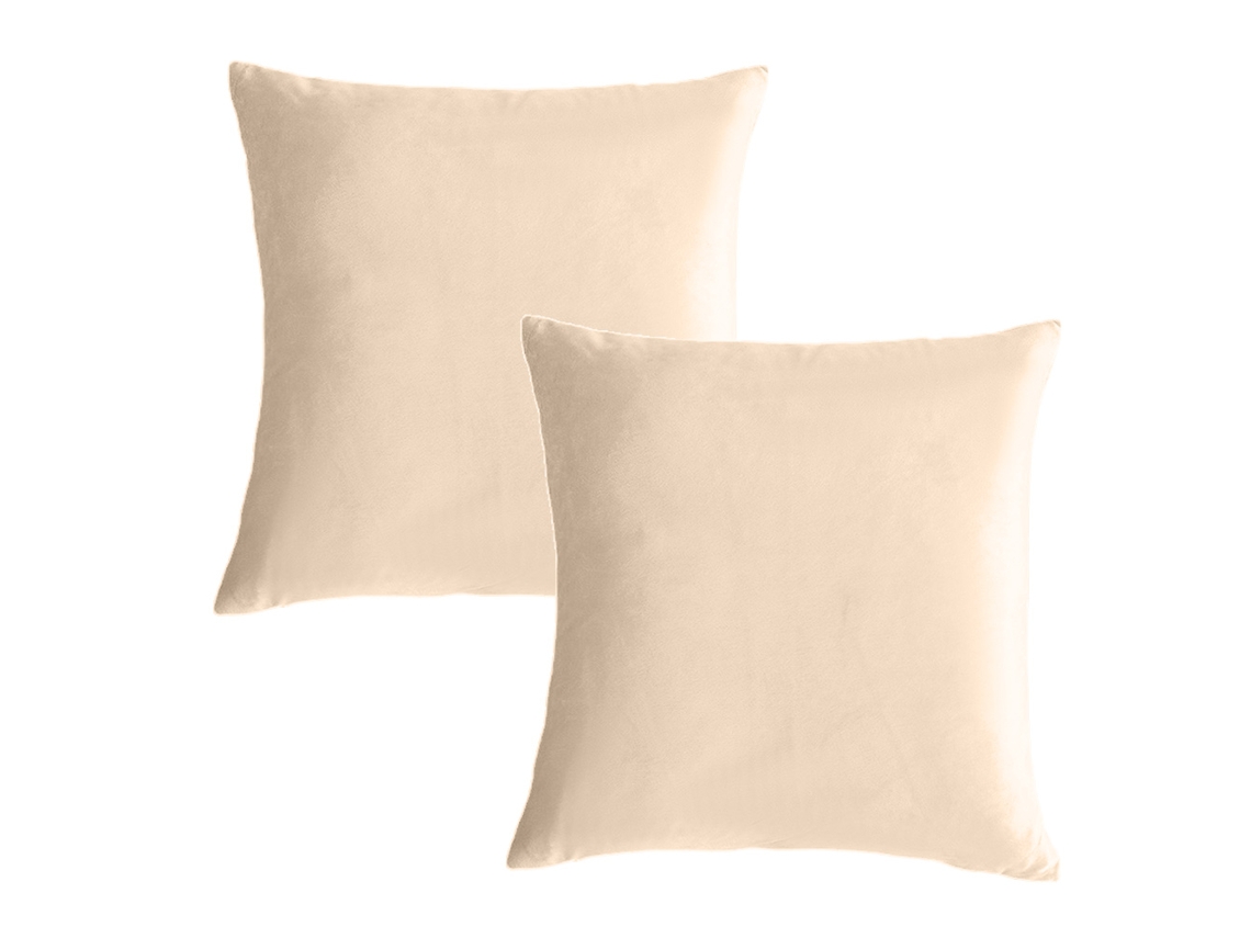 Juego De 2 Fundas De Cojín De Terciopelo - Cuadradas Decorativas