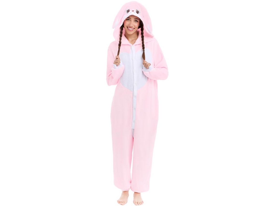 Disfraz de Pijama Conejo Amor para adulto