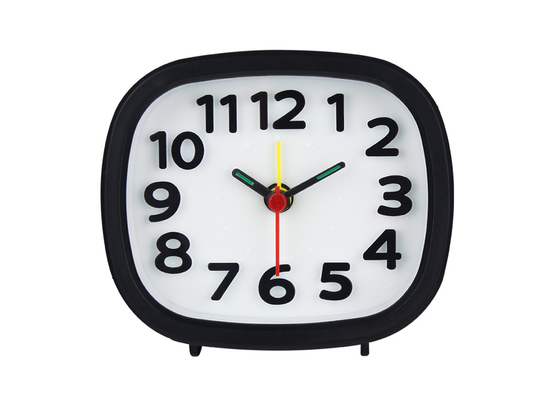 Despertador pequeño y sencillo para estudiantes, bonito reloj de noche silencioso para niños.