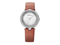 Reloj Analógico Casual Para Mujer Con Pedrería, Correa De Poliuretano Y Movimiento De Cuarzo.