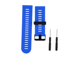 Correa de repuesto de silicona para reloj inteligente compatible con Garmin Fenix 3/3hr/5x/5x Plus, color azul