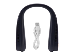 Enrollador cervical USB portátil, 5 velocidades, sin cuchillas, azul