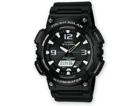 Reloj Digital CASIO Hombre (Goma - Negro)