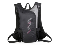 Mochila De Hidratación Transpirable De Nailon Reflectante Con Bolsa De Agua Para Senderismo, Correr Y Ciclismo.