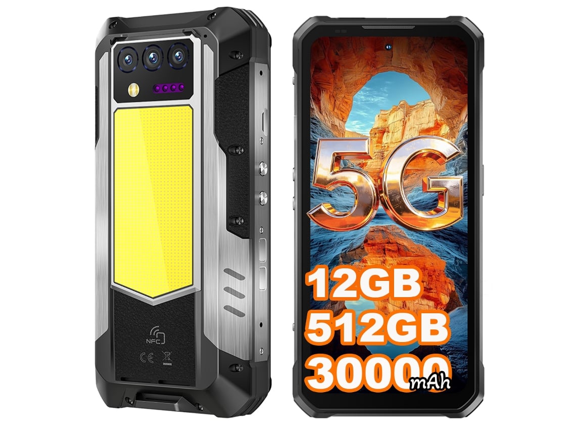 Oukitel Wp100 Titan 5g Rugerizado 33000mah 12gb+512gb 200mp Projetor Nfc