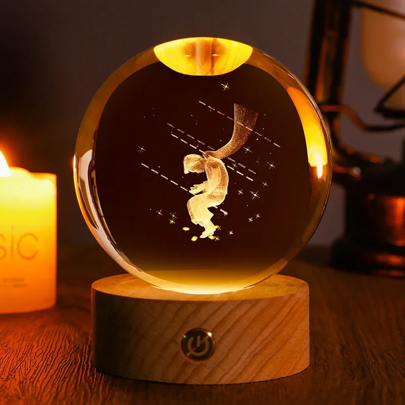 (estilo 17 60 Mm) Bola De Cristal De 60 Mm Grabada Con Láser 3d