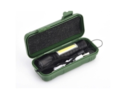 2026-linterna Cob Aluminio Telescópica Zoom Ultra Brillante Impermeable Portátil Mini Para Exterior