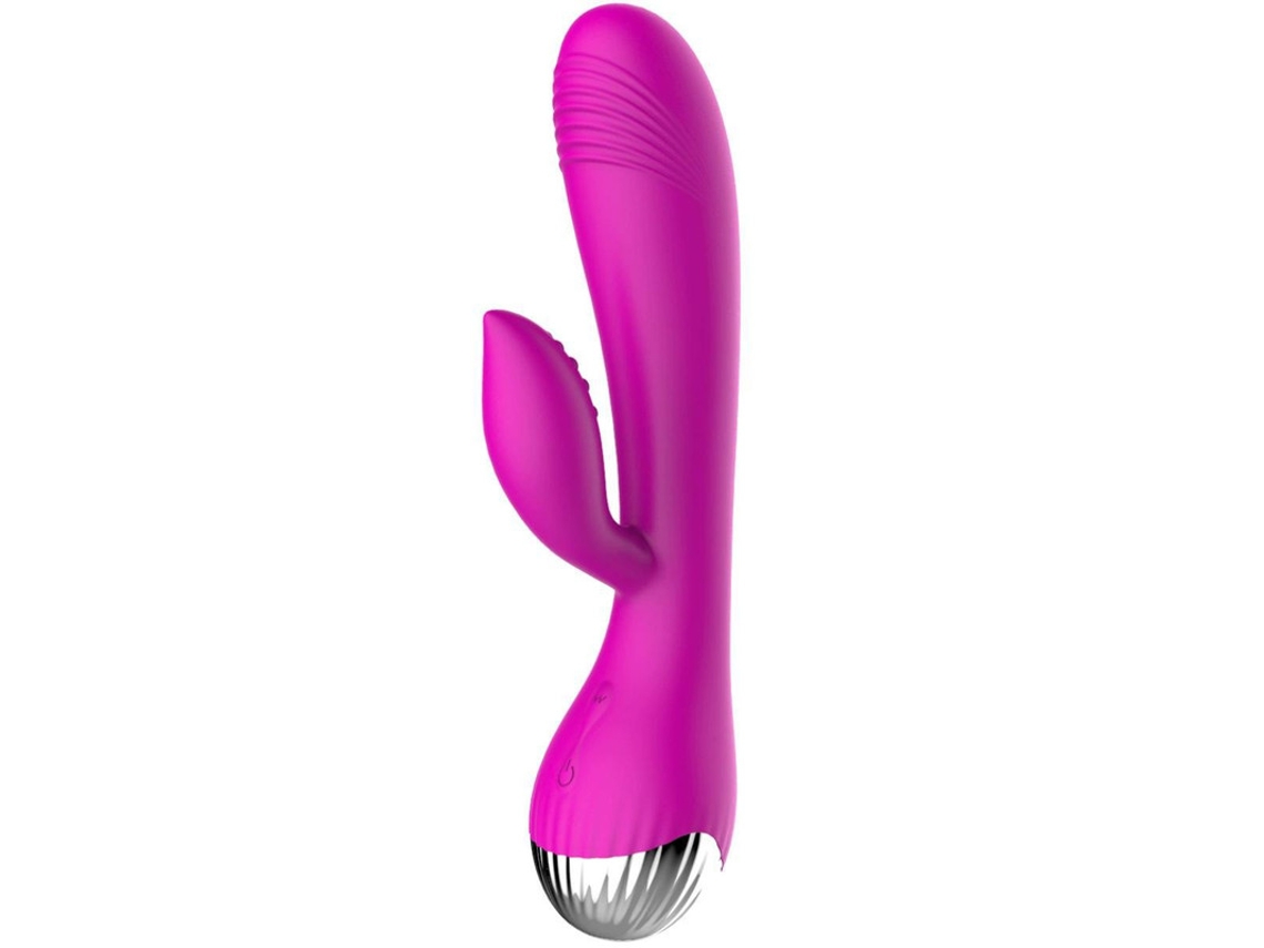 Vibrador recargable impermeable de silicona con 10 modos de vibración para mujeres (púrpura) YIZHOOD
