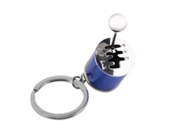Llavero/palanca de cambios para coches, metal azul