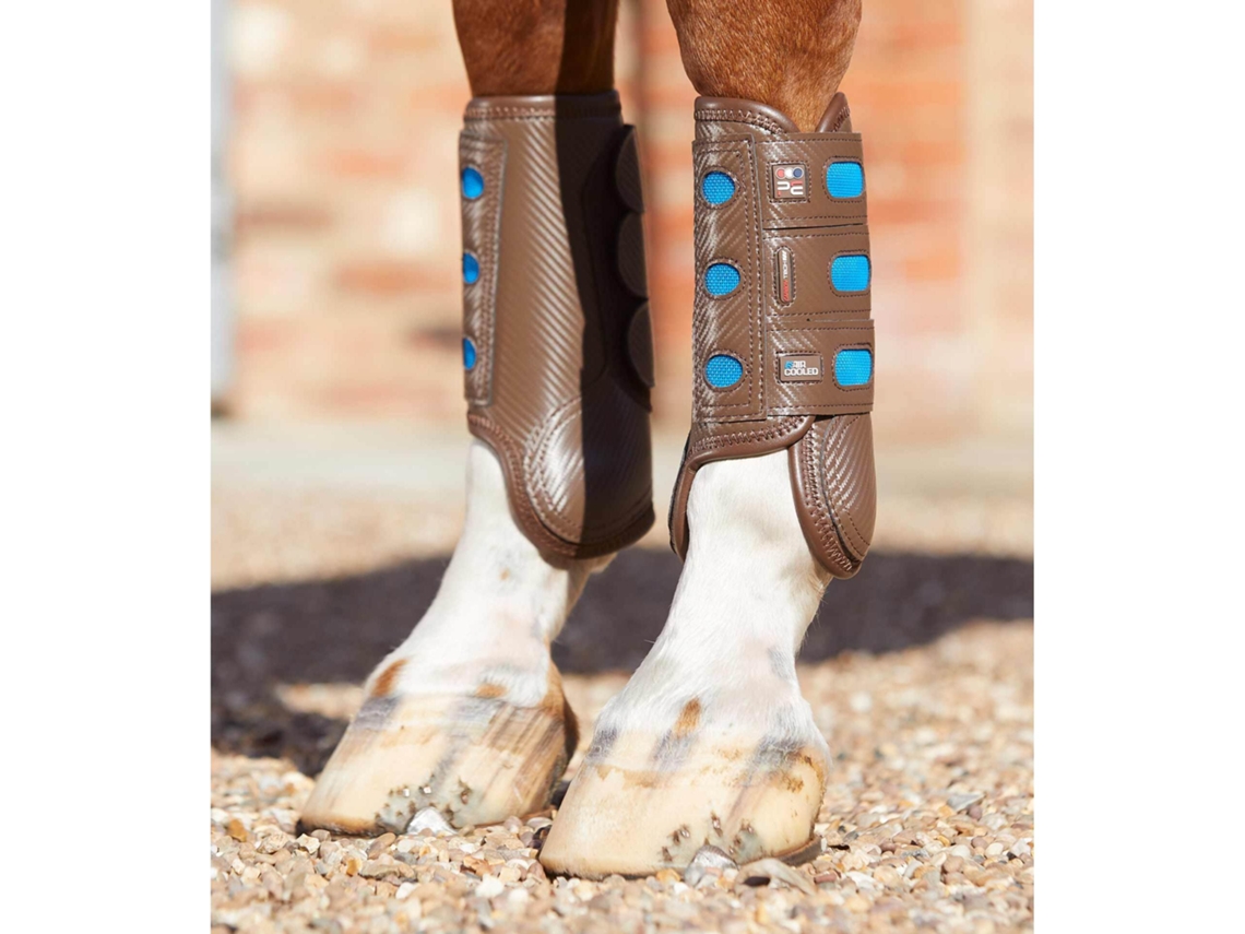 Polainas delanteras cerradas para caballos PREMIER EQUINE Carbon Tech Air Cooled L