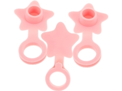Juego de 3 tapones de drenaje de silicona planos, a prueba de fugas, con diseño de estrella para Slowmoose