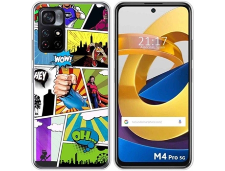Carcasa Xiaomi POCO M4 Pro 5G TUMUNDOSMARTPHONE Comic Multicolor