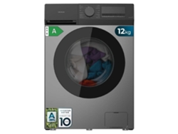 Cecotec Lavadora Carga Frontal 12kg Bolero Dresscode 12450 Inverter Steel, 1400 Rpm, 16 Programas, Clase A-20%