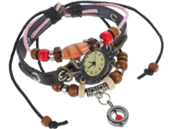 Reloj Cuarzo Ajustable Elegante Estilo Retro Cómoda Correa Cuero Genuino Regalo Perfecto Mujeres