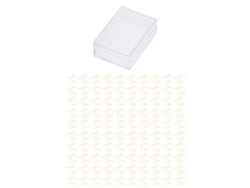 100 Clips De Papel Metálicos Dorados Anti-oxidación Antideslizantes Para Clasificación De Archivos Oficina Lindo Luna Estrella
