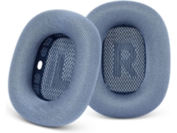 Compatibles con los Apple AirPods Max, estas almohadillas están hechas de tela de malla con espuma viscoelástica e imanes. Green Chennnls