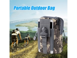 Riñonera Táctica Portátil Con Bolsillo Multifuncional Para Teléfono Móvil, Ideal Para Acampar, Hacer Senderismo Y Pescar.