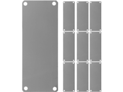 Acero Inoxidable 10 Placas Metal Blanco Grabado, Diseño