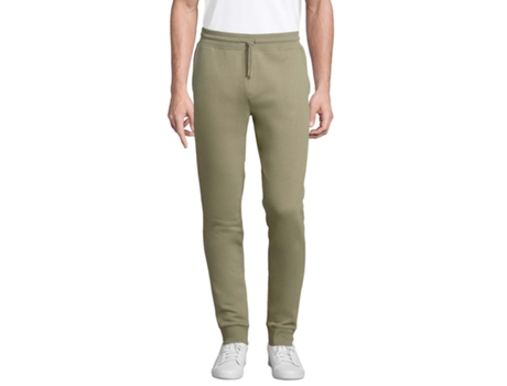 Pantalones Deportivos de Hombre para Fitness SOL'S Chándal Jumbo Marrón (S)