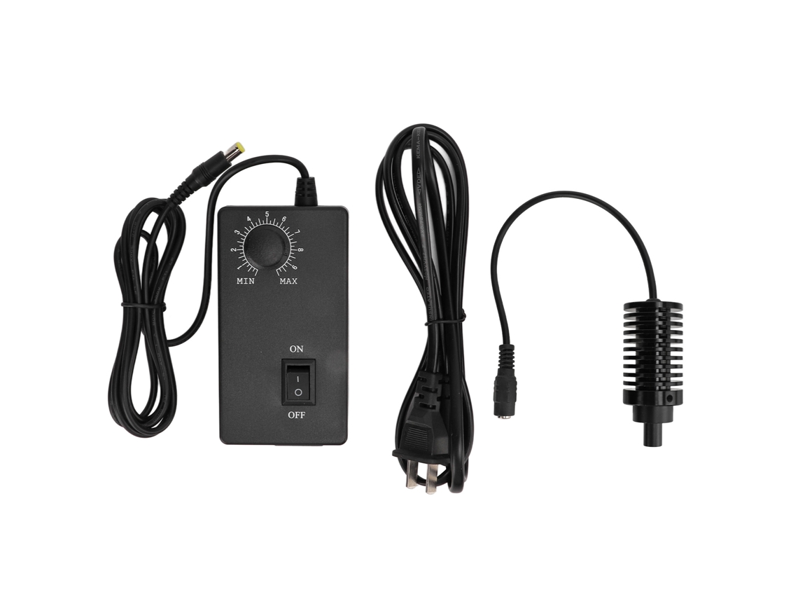 Microscopio Led De Alta Luminosidad Y Resistente Al Desgaste, Luz Coaxial, Disipación De Calor, Foco Puntual, Enchufe Estadounidense De 9 Mm, Color Blanco.