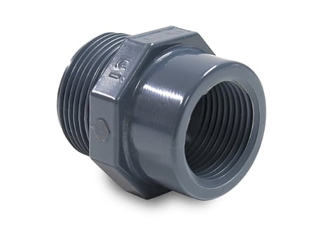 Reduccion M-H Pvc Presion Roscado 3X21/2 HIDROTEN