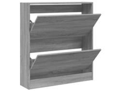 Maison Exclusive - Zapatero De Madera De Ingeniería Gris Sonoma 80x21x87,5 Cm