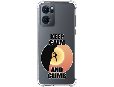 Carcasa para Oppo Find X5 Lite 5G TUMUNDOSMARTPHONE Dibujos Antigolpes Hombre Escalada Multicolor