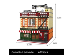 (89106) 4335 Bloques De Central Park Cafe Friends Moc Streetscape Modular House Model Building Blocks