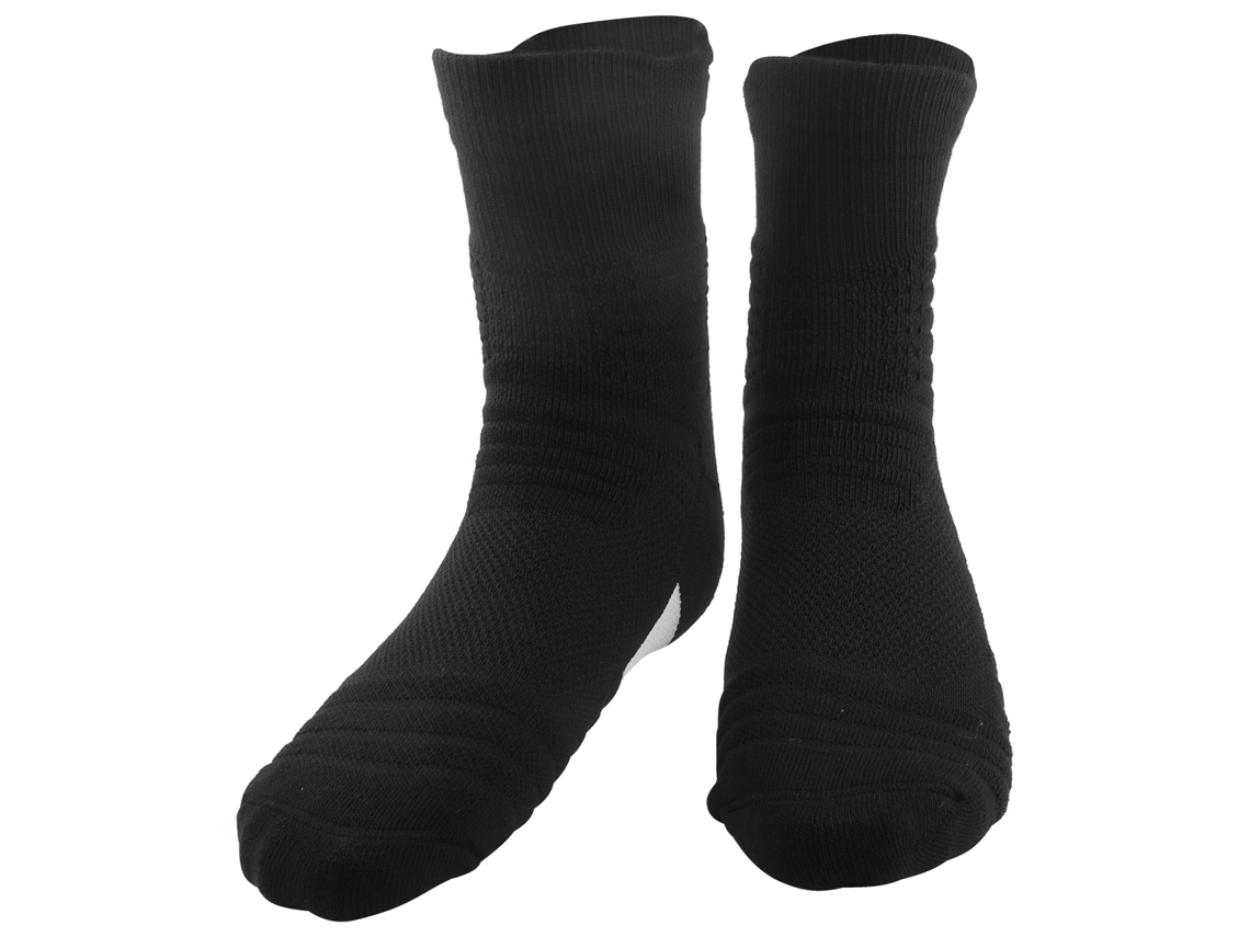 Zapatillas de baloncesto transpirables de algodón para hombre con suela gruesa de felpa en blanco y negro | Sin marca