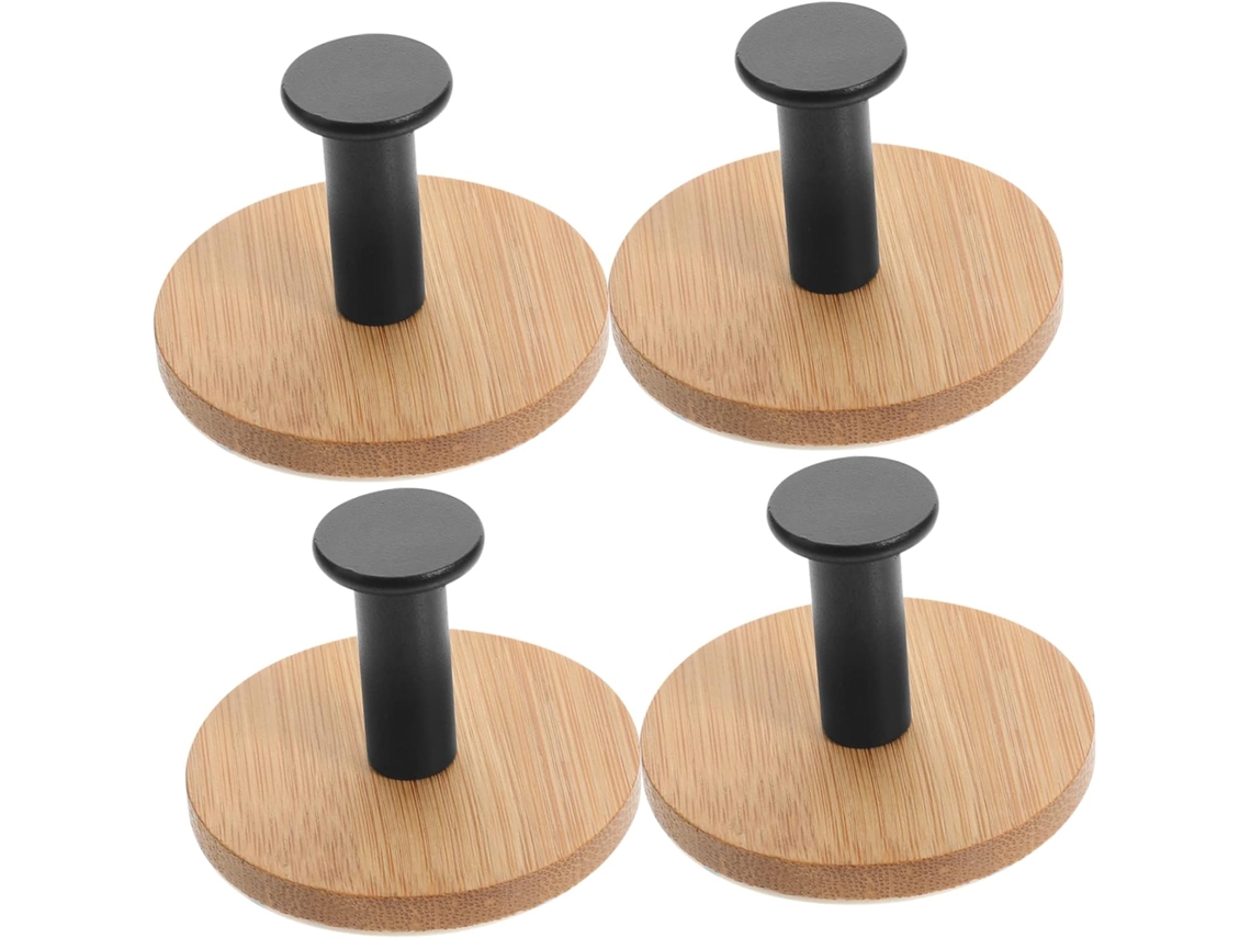 Soportes de pared autoadhesivos multifuncionales de acero, 4 piezas, para almacenamiento en el baño, Coz Vayotoy