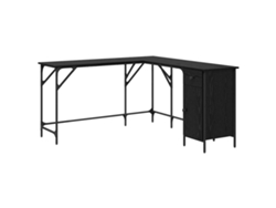 Mesa | Escritorio Roble negro 141 x 141 x 75 cm Madera procesada