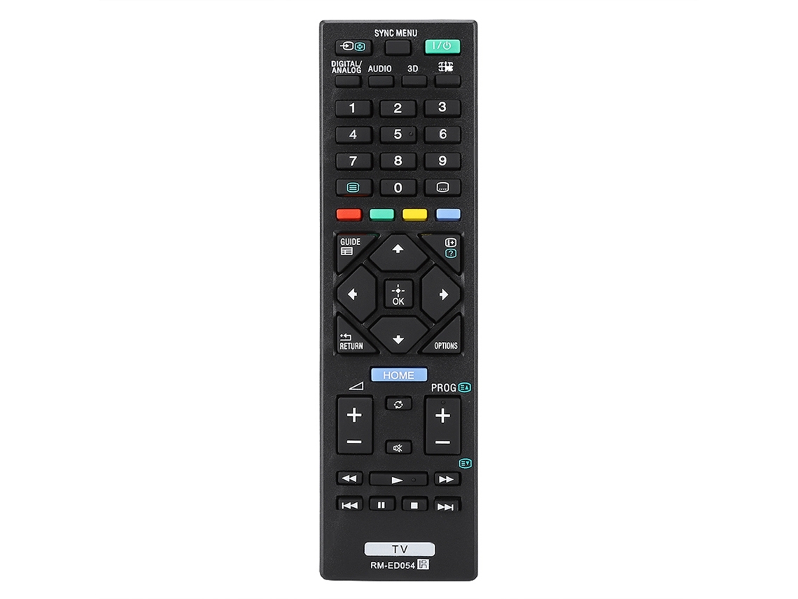 Mando A Distancia De Repuesto Para Televisor Sony Rm-ed054 - No Requiere Programación, Pilas Aaa No Incluidas