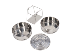 Olla Vaporera De Acero Inoxidable 304 De 2 Capas Con Tapa Para Cocina.