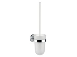 EMCO polo escobillero, recipiente de plástico, mango blanco, 071500101