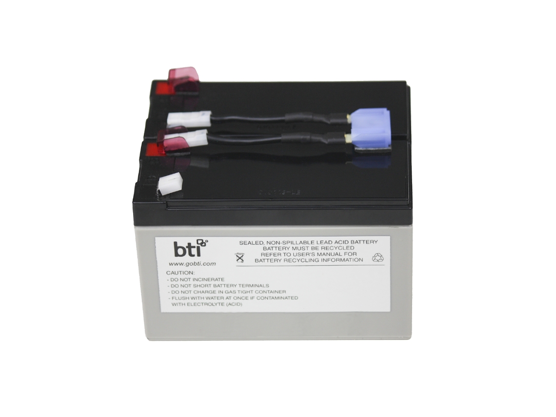 Cartucho de batería de repuesto para SAI APCRBC142 para SMC1000 BR, batería de plomo-ácido sellada de 12 V, almacenamiento original (VRLA)