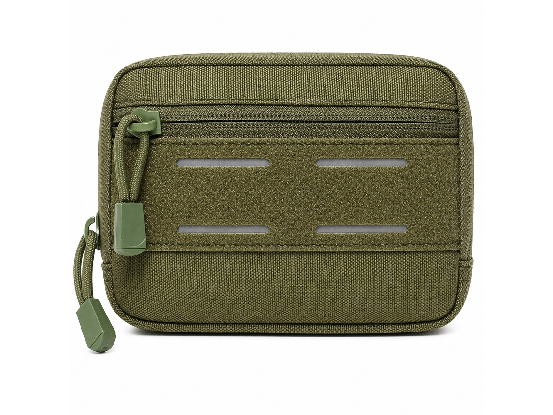 Riñonera Táctica Polski Nylon 1000d Camuflaje 16x11x4 Cm 1 Unidad Ligera Con Sistema Molle Para Viaje Y Camping