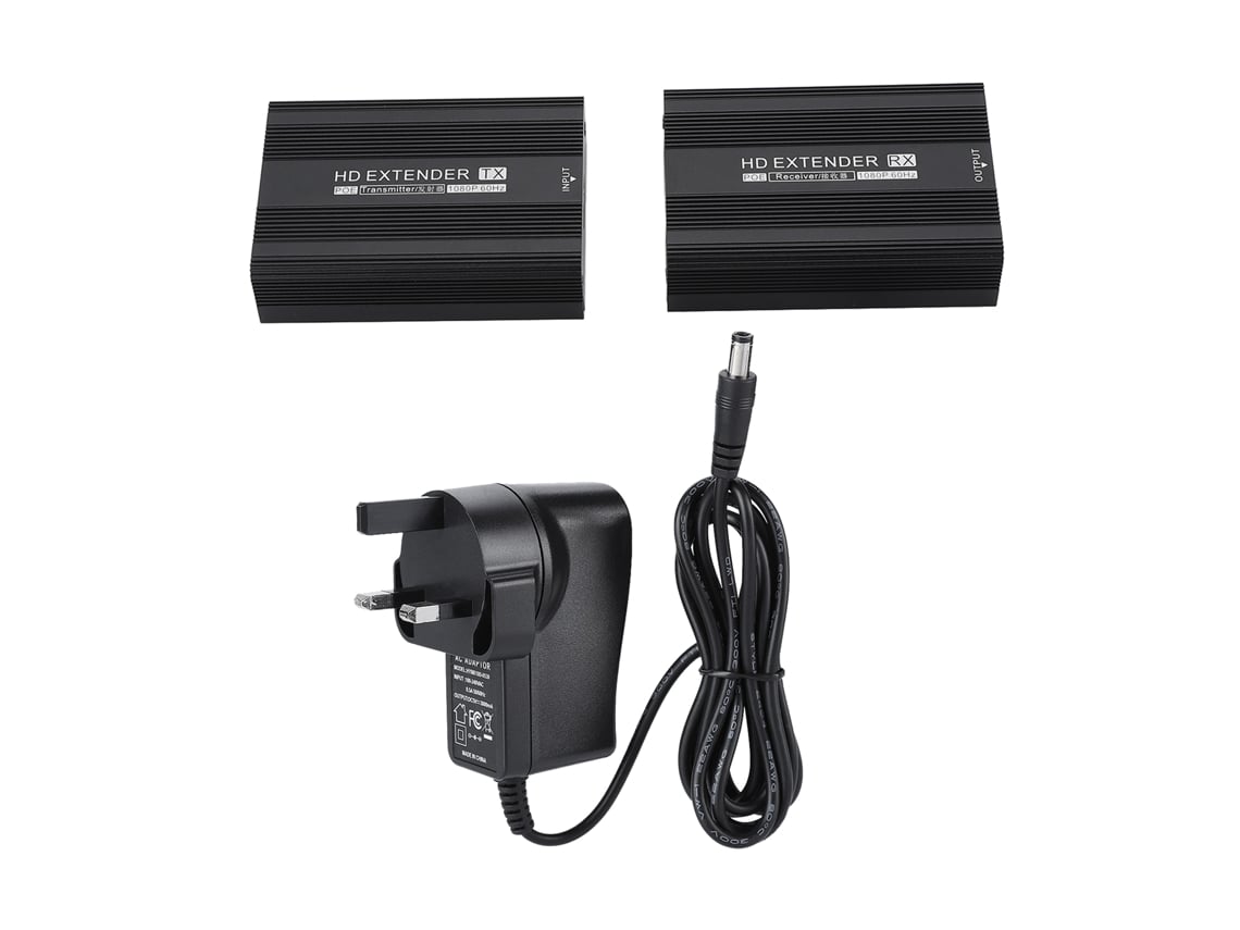 Amplificador De Interfaz Multimedia Hd 1080p Con Función Poe, Transmisor/receptor De Hasta 150 M Para Cine En Casa. Enchufe Británico.