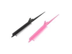 Pente De Cauda Com Clip Dentes Arredondados Design Ergonômico Antiderrapante Leve Para Casa E Salão De Beleza