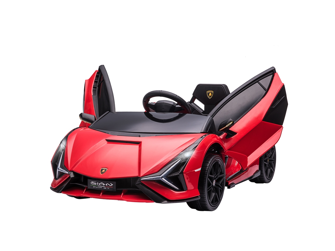Coche Deportivo Eléctrico De 12 V Para Niños Con Control Remoto, Puertos Mp3 Y Usb, Rojo.