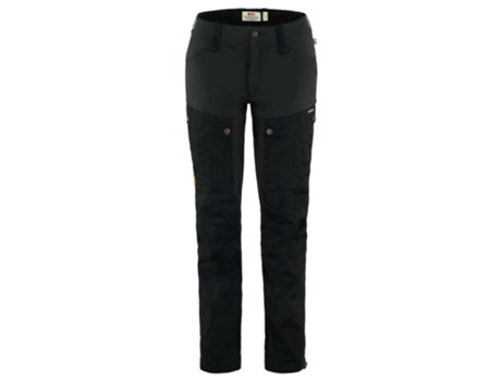 Calça FJÄLLRÄVEN Calça Keb Curved Preto 40 / Long Mulher