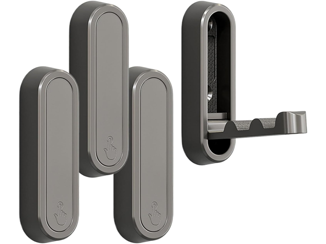 Perchero de pared plegable con ganchos | Juego de 4 piezas con Su Gokoco