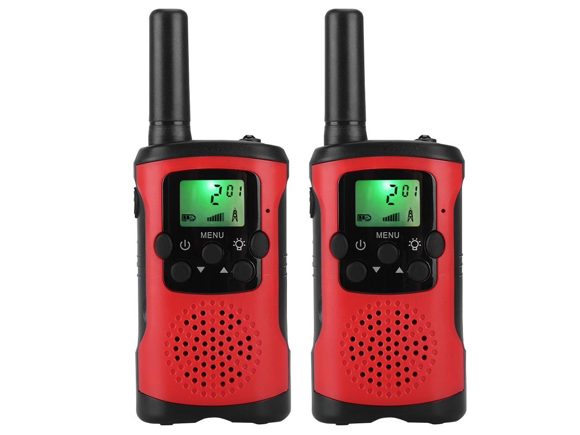 Mini walkie-talkie portátil multicanal para niños